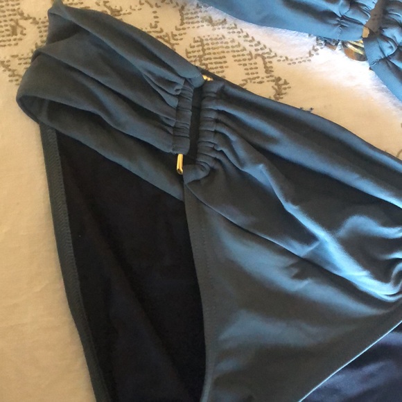 VS teal halter bikini s/m - Picture 3 of 8